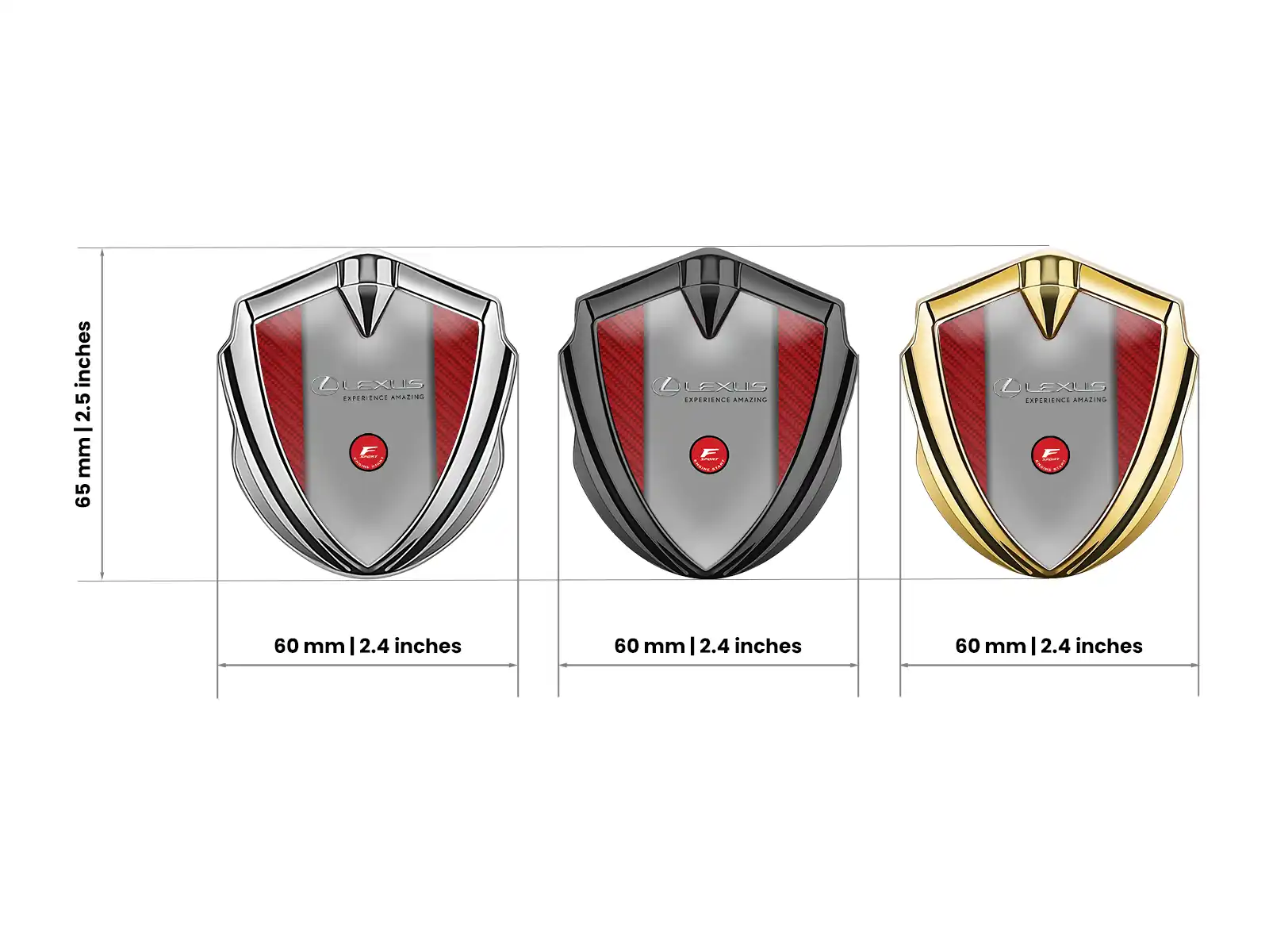 Lexus Metall Emblem Abzeichen High-End Design Drift Look